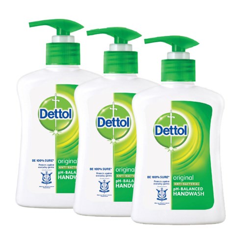 Dettol Hand Wash Original 250mlx3