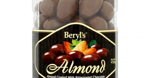 Beryl's Almond Bittersweet Chocolate Jar 450G