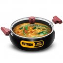 Hawkins Futura Hard Anodised Cook n Serve Handi with Glass Lid 2L | ACH20G
