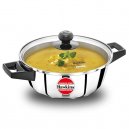 Hawkins Stainless Steel Cook n Serve Casserole with Glass Lid 2L (SSCB20G)