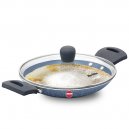 Hawkins Nonstick Pro Appachatty 22cm With Glass Lid | CA09G