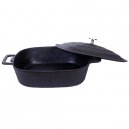 Surya Cast Iron Square Bowl With Lid Induction Bottom