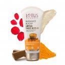 Lotus Herbals Radiance Boost Ubtan Face Scrub Turmeric, Sandalwood & Rose Water 100g