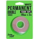 Permanent Double Side Tape White 18Mm*2M