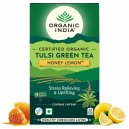 ORGANIC INDIA TULSI GREEN TEA HONEY LEMON 25 TEA BAGS