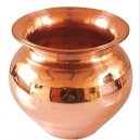 Copper Lota , Kalash Pooja Lota (Size 8)