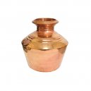 Copper Theertha Kudam | Copper Pot | Copper Vessels | Copper Pooja Kudam | Serving Drinking Water Size-1