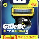 Gillette Fusion Proshield Manual Razor Blades, 8's