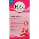 Veet Wax Strips 20 + 4 Wipes Berry Fragrance