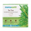 Mamaearth Tea Tree Nourishing Bathing Soap with Tea Tree & Neem 5 x 75g