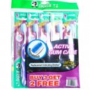 Darlie Toothbrush Active Gum Care 3+2