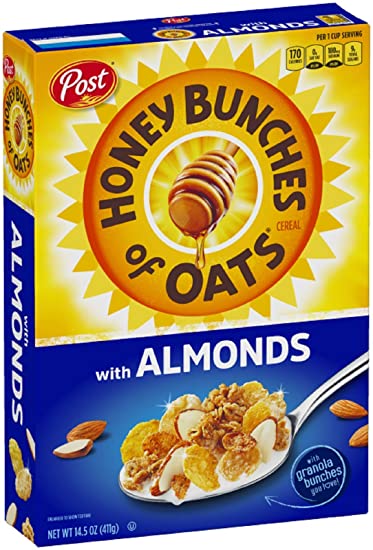 Post Honey Bunches Oats With Almond 411gm