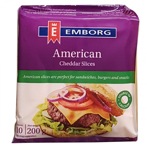 Emborg Sliced Cheese 10X20gm