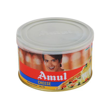 Amul Cheddar Cheese 400G Tin