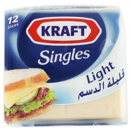 Kraft 12 Singles Light 250G