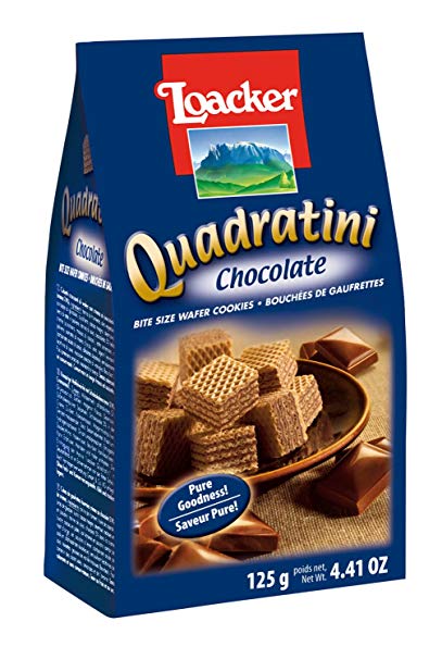 Loacker Quadratini Chocolate 125gm