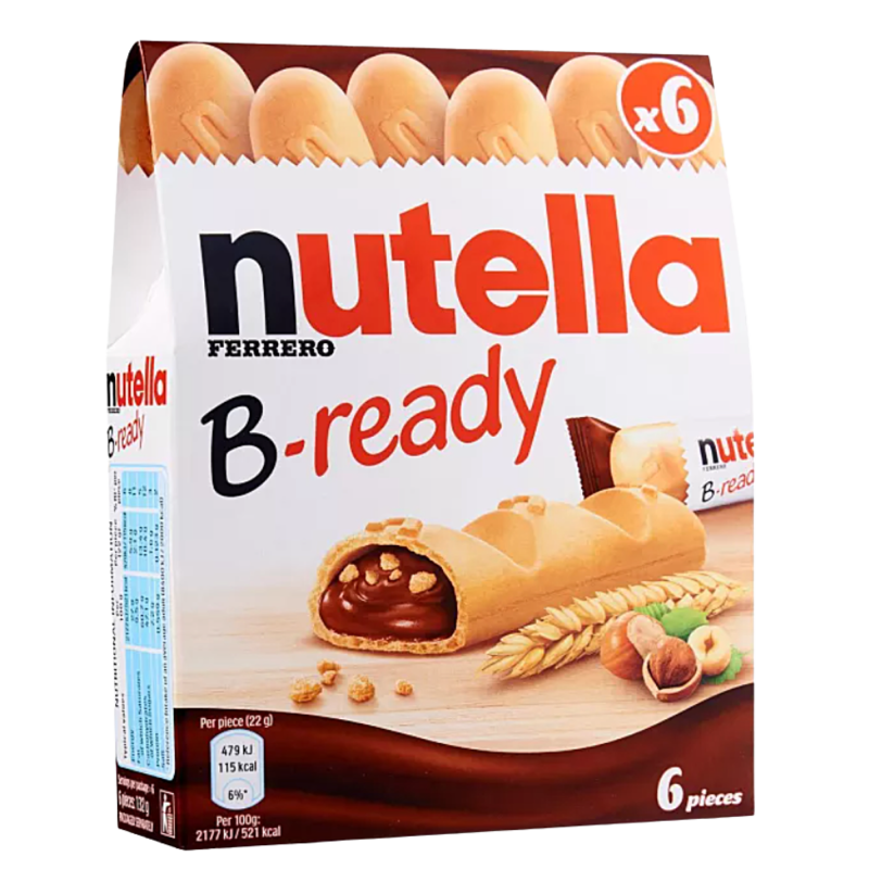 Nutella B-Ready 132g (6 Pieces)