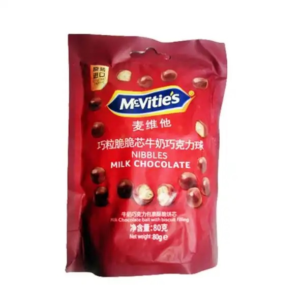 McVities Nibbles Milk Chocolate 80gm