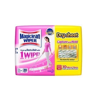 Magiclean Dry Wiper Sheet 20S 3P