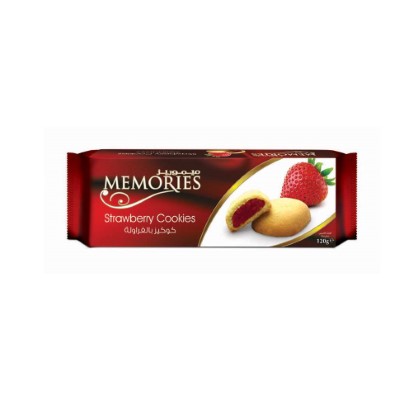 Memories Date Strawberry Cookies 120gm