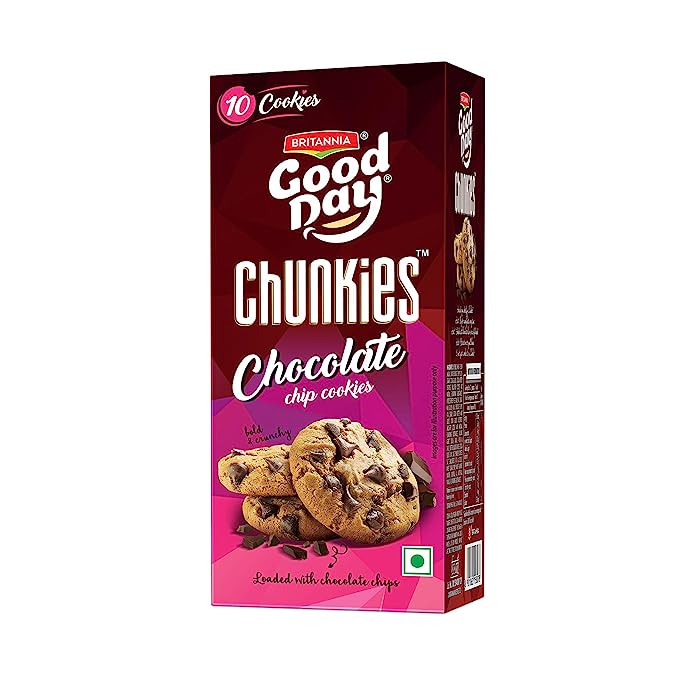 Britannia Good Day Chunkies Chocolate Chip Cookies 120g