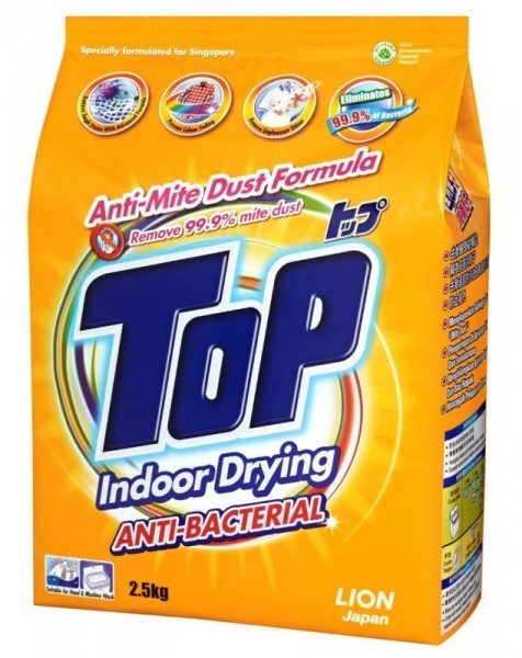 Top Anti-Bacterial Detergent Powder 2.5Kg