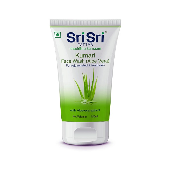 Sri Sri Kumari Face Wash (Aloe Vera) - For Rejuvenated & Fresh Skin, 150ml