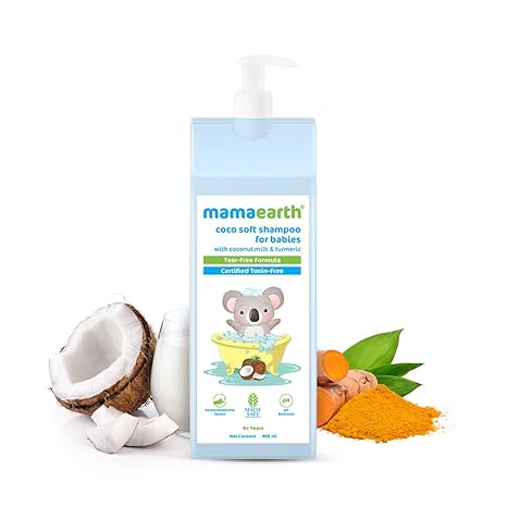 Mamaearth Coco Soft Shampoo for Babies with Turmeric 400ml