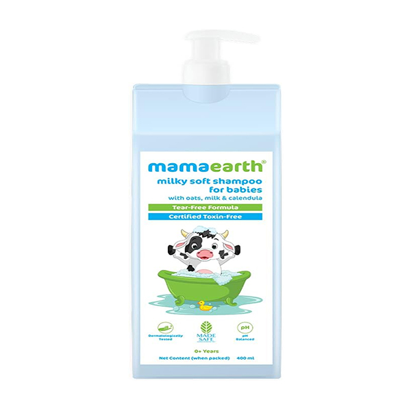 Mamaearth Milk Soft Shampoo with Oats, Milk & Calendula 400ml