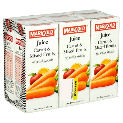 Marigold Carrot Juice 250'sx6