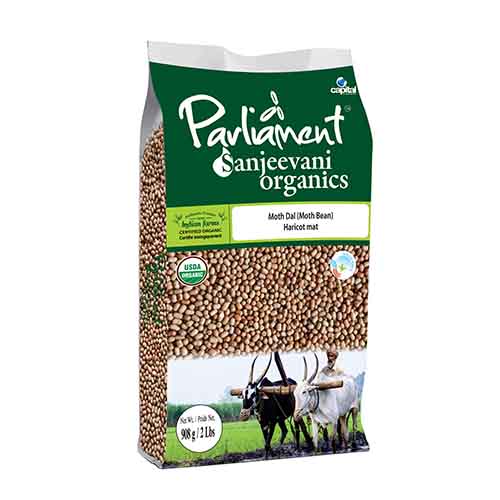 Parliament Organic Moth Dal 500 gm