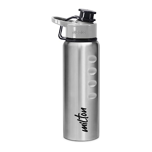 Milton Gripper Stainless Steel Water Bottle, 750 ml, Silver