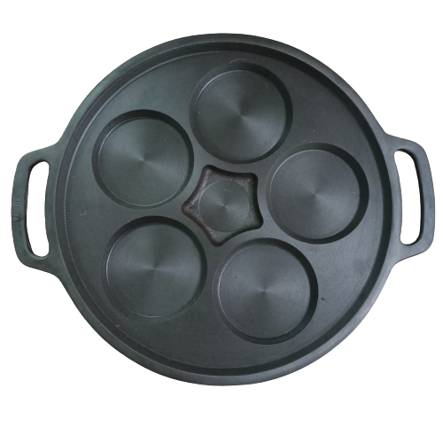 Surya Cost Iron Mini Utthappam Tawa 13" Induction Bottom