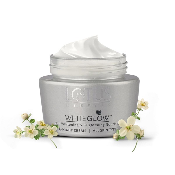Lotus Herbals WhiteGlow Skin Whitening and Brightening Nourishing Night Creme 60g
