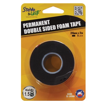 Permanent Double Side Tape Black 24Mm*2Mm