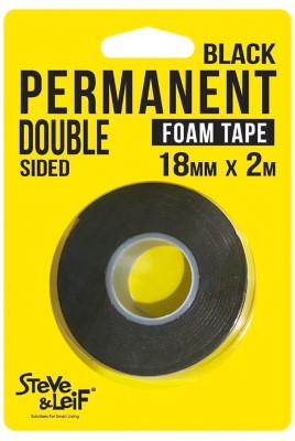 Permanent Double Side Tape Black 18Mm*2M