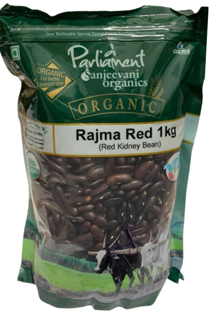 Parliament Organic Rajma Red 1Kg