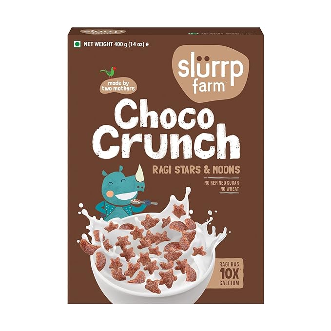 Slurrp Farm Choco Crunch Ragi Stars & Moons 400g