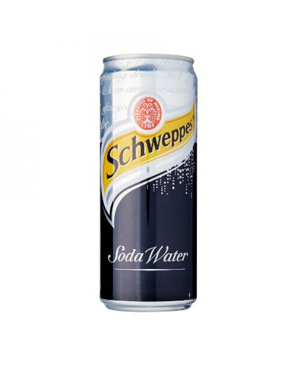 Soda Water 330ml Schweppes