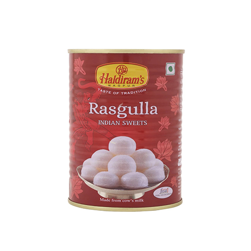 Haldiram's Rasagulla 500g Tin