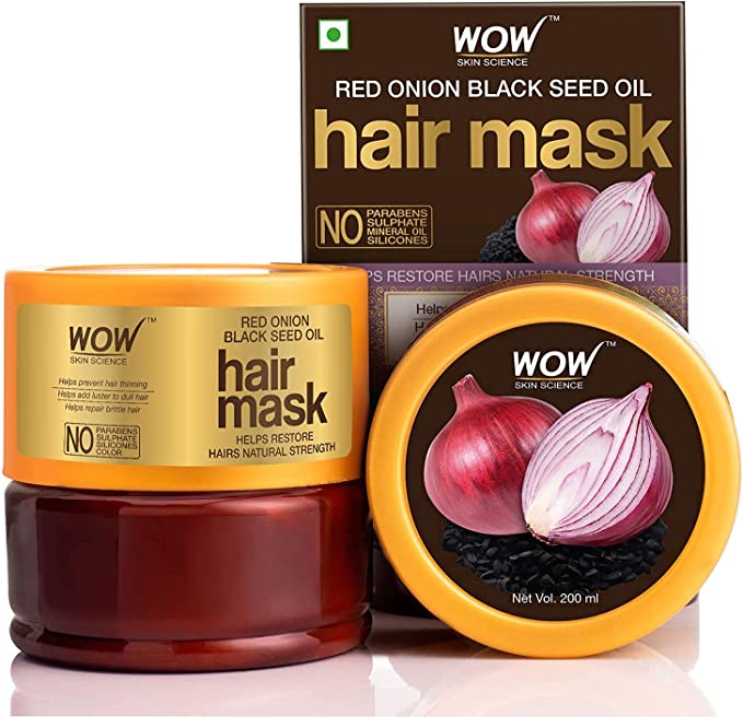 WOW Red Onion Black Seed Oil Hair Mask 200ml