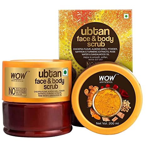 WOW Face & body Scrub Ubtan 200ml