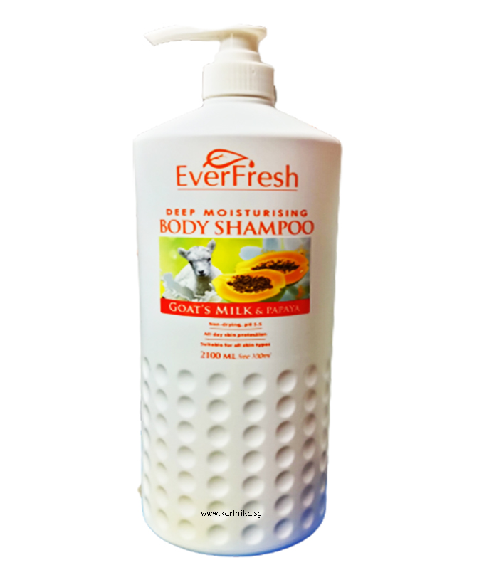 Everfresh Body Goats Milk & Papaya Shampoo 2100ml