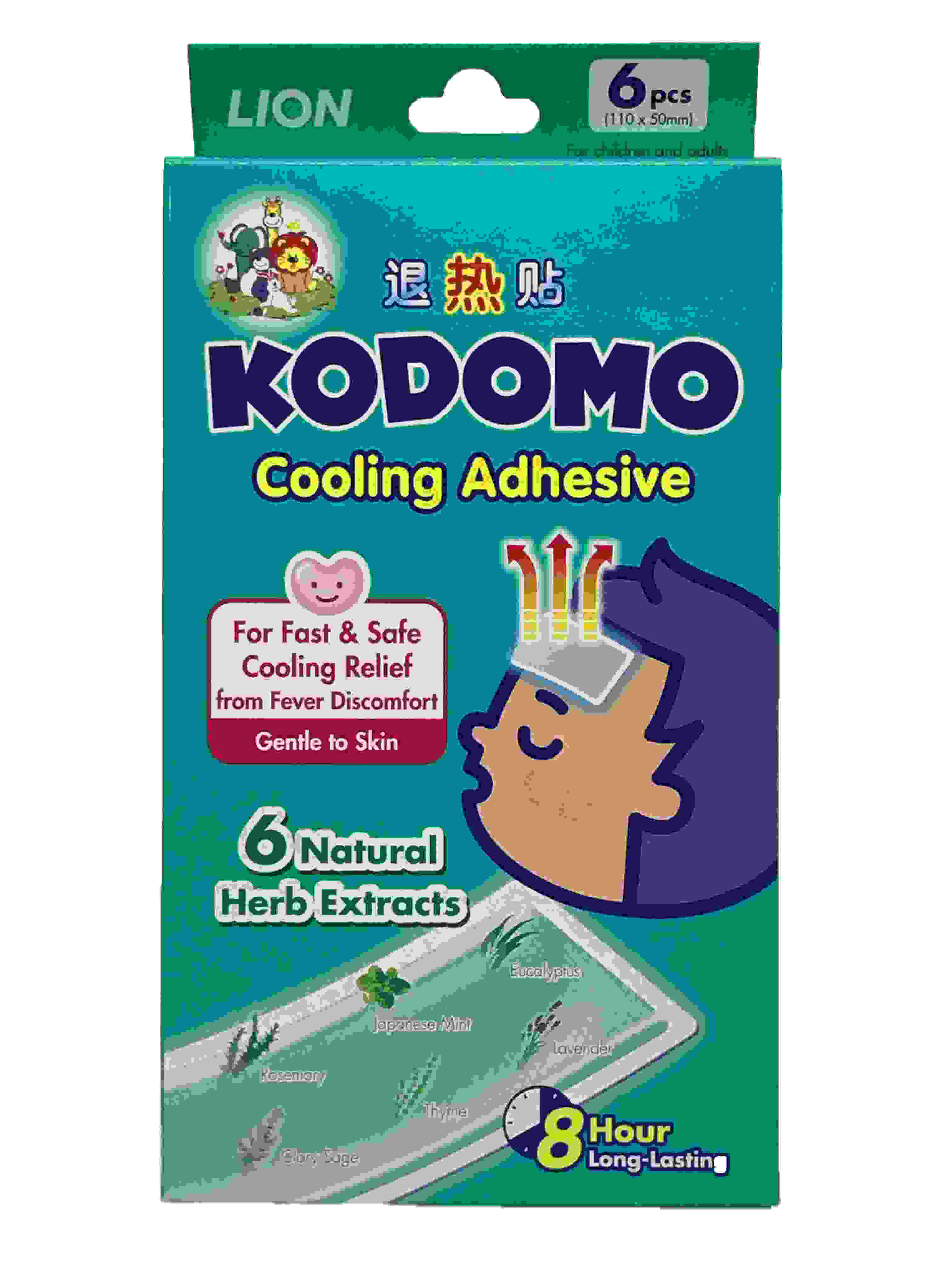 Kodomo Cooling Adhesive 6's