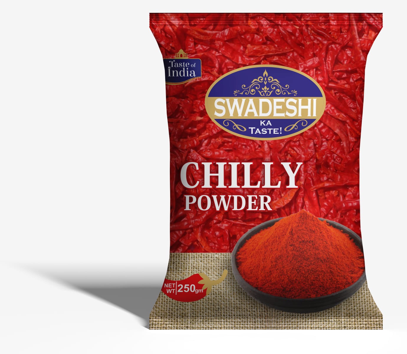 Swadeshi Chilli Powder 250gm Pouch