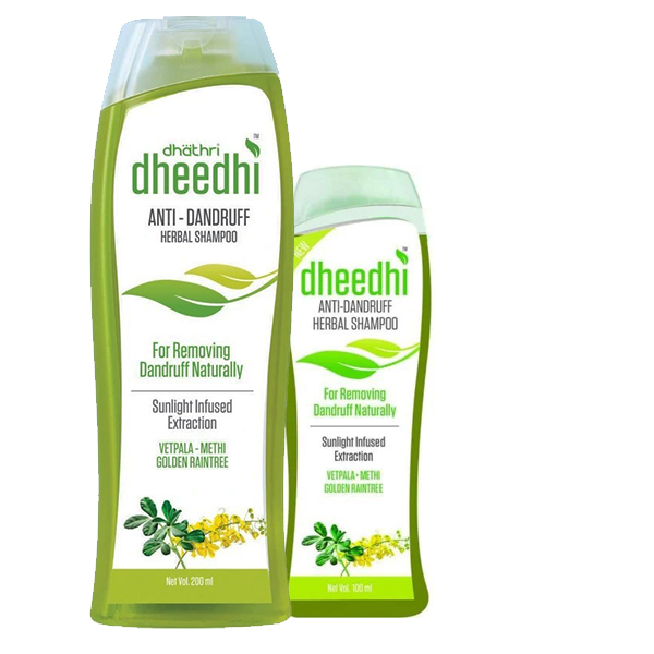 Dhathri Dheedhi Anti Dandruff Herbal Shampoo 200ml + 100ml
