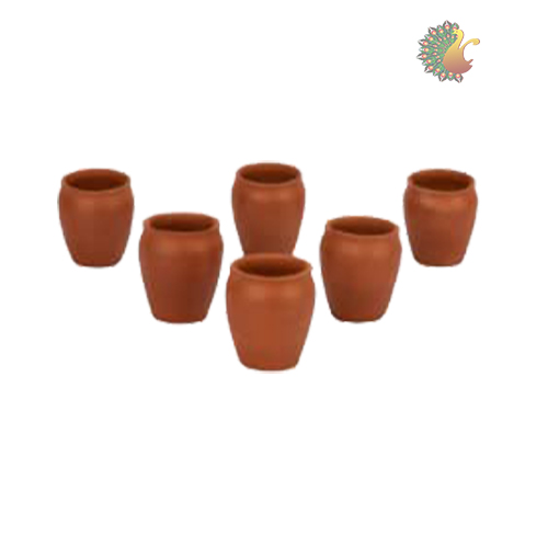 Mitti Cool Clay Glass Set 6 No's  (100 ml)