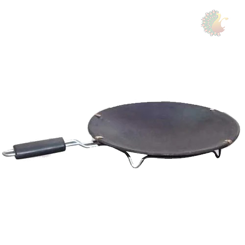 Mitti Cool Clay Nonstick Tawa with Handle 10inch