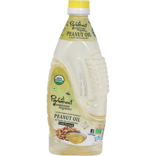 Parliament Organic Peanut Oil Cold Pressed 1 Ltr