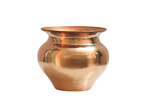 Copper Lota,  Kalash Pooja Lota  (Size 6)